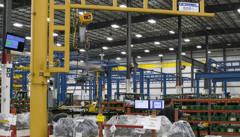 Gorbel Workstation Jib Crane