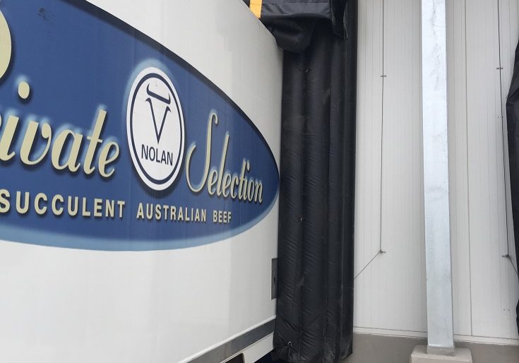 Safetech inflatable seals prevent temperature losses and creates a barrier to the elements